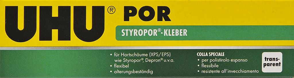 Colle pour polystyr&egrave;ne expans&eacute;  - Tube de 40 gr (50ml) - UHU 45900