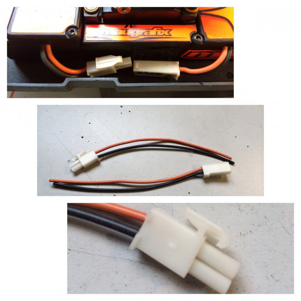 Connectique pour accus de r&eacute;ception FINO (1male+1femelle) FINO-09