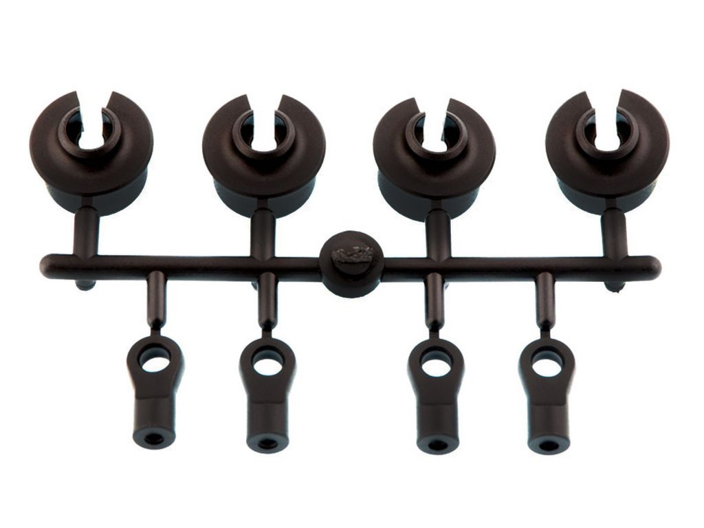 COUPELLES ET CHAPES PLASTIQUES AMORTISSEUR X4