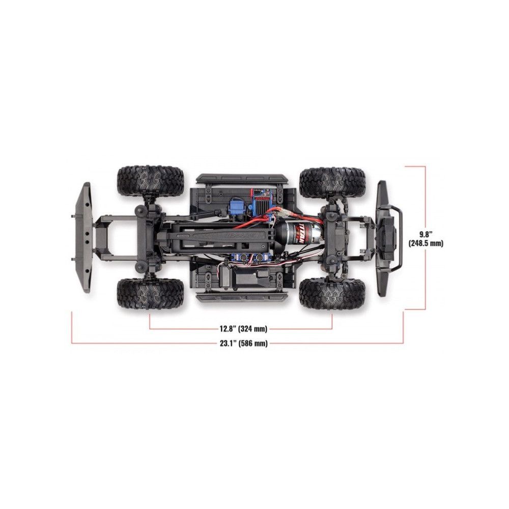 Crawler RC TRX-4 Scale & Trail RTR jaune &eacute;dition sp&eacute;ciale - Traxxas TRX82056-4-YLW