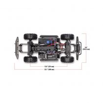 Crawler RC TRX-4 Scale & Trail RTR jaune &eacute;dition sp&eacute;ciale - Traxxas TRX82056-4-YLW
