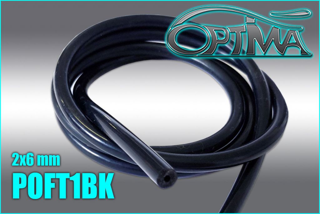 Durite essence noire &oslash;2 x 6 mm (le Sachet de 1m) - OPTIMA POFT1BK - Pi&egrave;ces et Options 6Mik