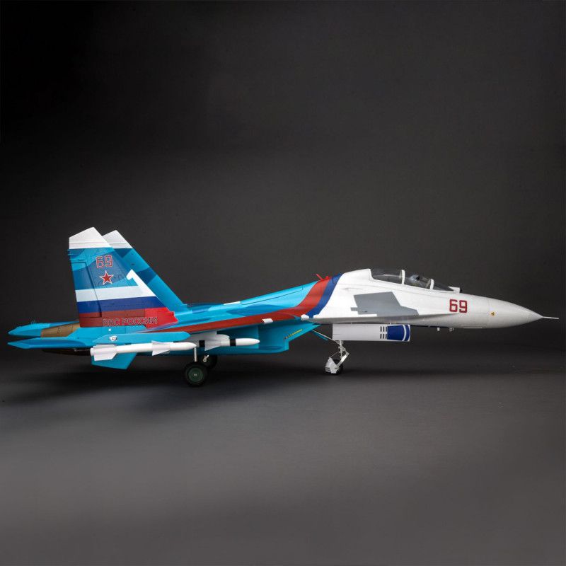 E-FLITE SU-30 double turbine 70mm EDF PNP - HORIZON HOBBY - R&eacute;f&eacute;rence: EFL01075