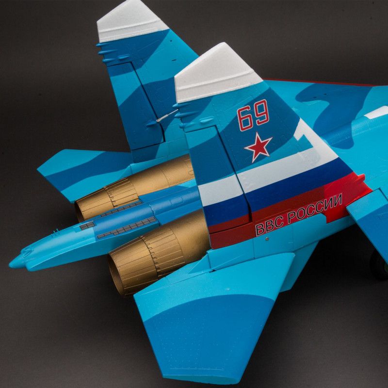E-FLITE SU-30 double turbine 70mm EDF PNP - HORIZON HOBBY - R&eacute;f&eacute;rence: EFL01075