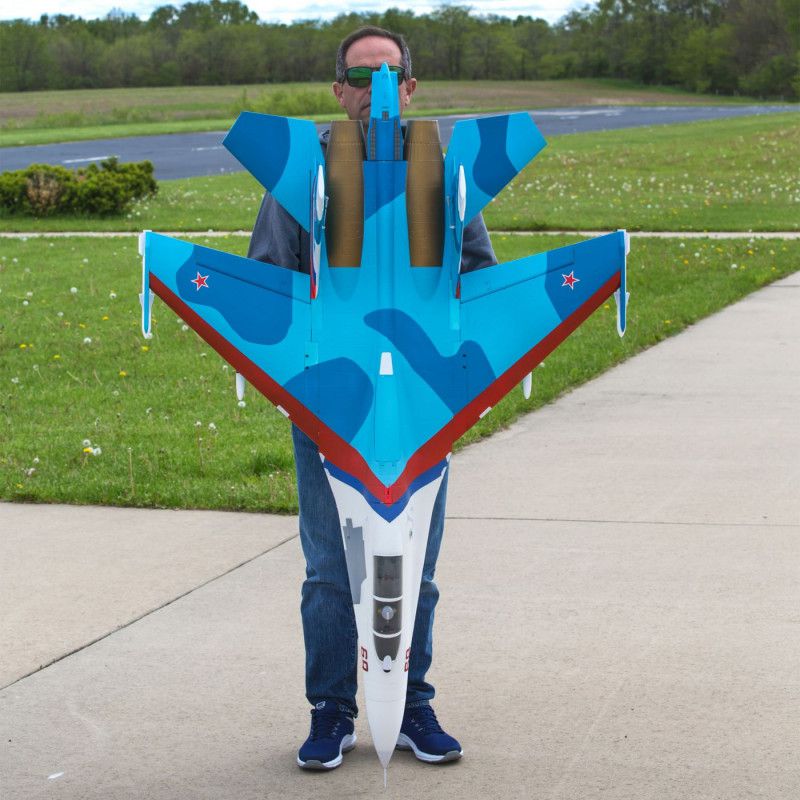 E-FLITE SU-30 double turbine 70mm EDF PNP - HORIZON HOBBY - R&eacute;f&eacute;rence: EFL01075