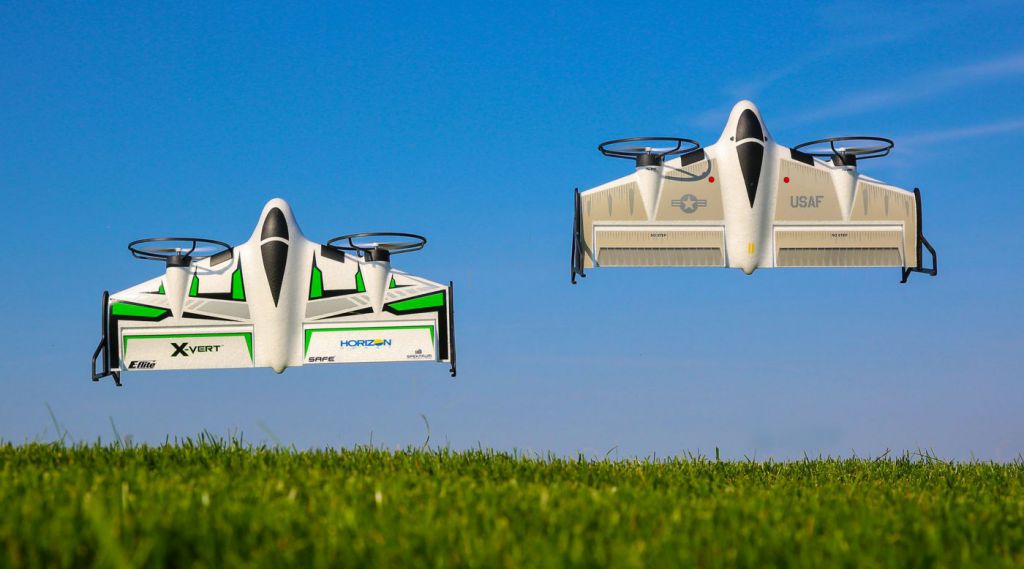 E-FLITE X-VERT VTOL BNF Basic - HORIZON HOBBY - R&eacute;f&eacute;rence: EFL1850