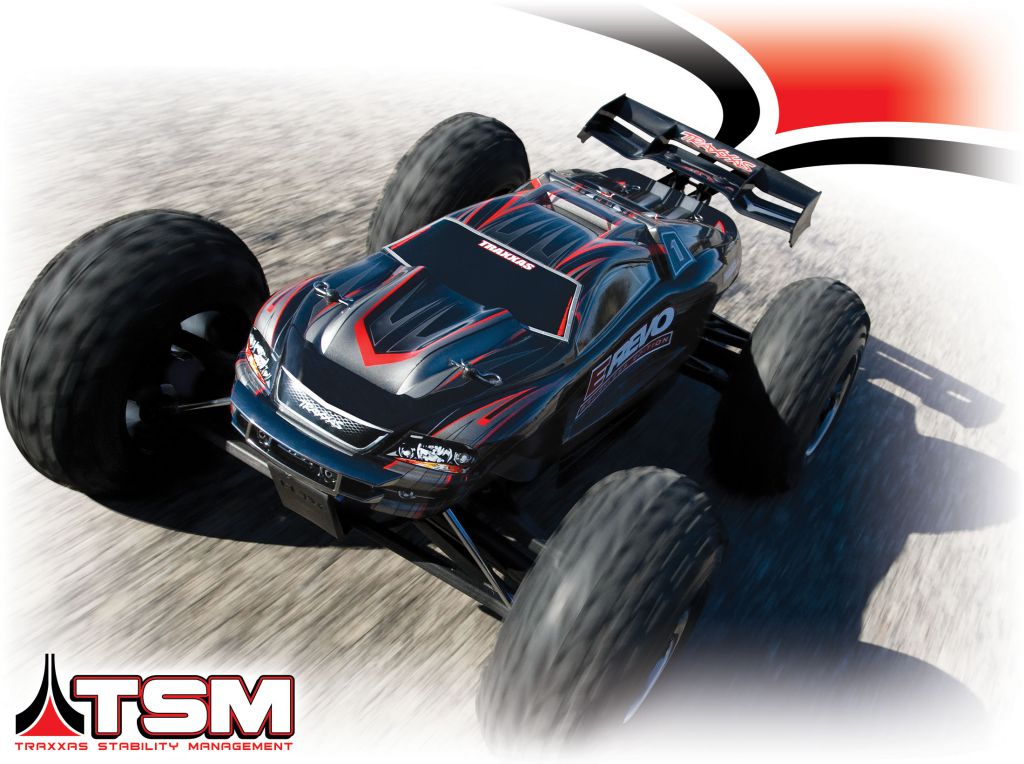 E-REVO - 4x4 - 1/10 BRUSHLESS - TSM - SANS AQ/CHG -