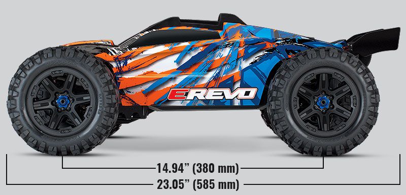 E-REVO 2 6S - 4x4 - 1/10 BRUSHLESS - VXL TSM TQI ID - SANS AQ/CHG - TRAXXAS - 86086-4
