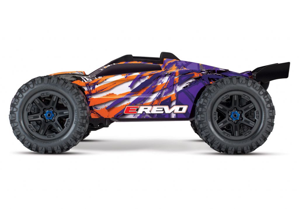 E-REVO2 6S ORANGE/VIOLET - 4x4 - 1/10 BRUSHLESS - VXL TSM TQI ID - SANS AQ/CHG - TRAXXAS - TRX86086-4-PURP