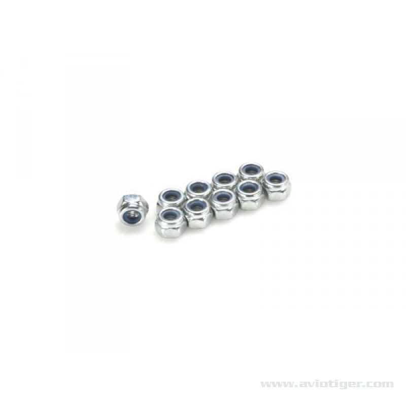ECROU HEX BOQUANT M2 ACIER