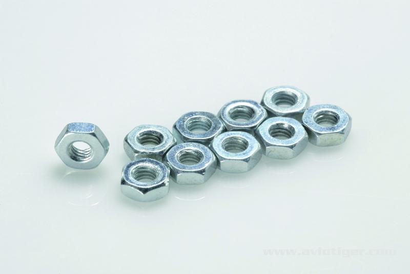ECROU HEX FIN M3 ACIER S10