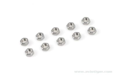 ECROU HEX M2 INOX S10