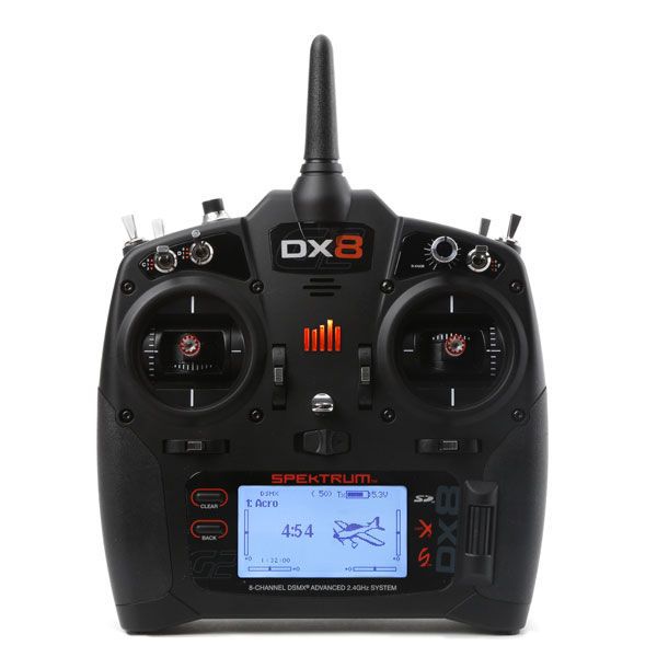 Emetteur DX8 G2 avec r&eacute;cepteur AR8010T Mode 2 - HORIZON HOBBY - R&eacute;f&eacute;rence: SPM8015EU