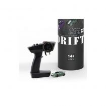 Ensemble 1/76&egrave;me micro drift voiture verte + piste drift - TB-C62-COMBO
