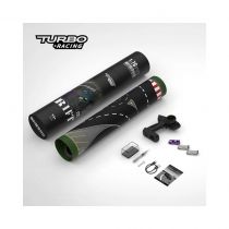 Ensemble 1/76&egrave;me micro drift voiture verte + piste drift - TB-C62-COMBO