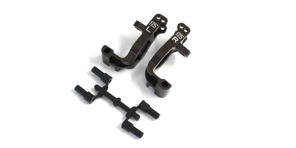 Etriers AV alu 17.5&deg; (2) MP9 TKI3/TKI4 - IFW474 - Pi&egrave;ce d&eacute;tach&eacute;e KYOSHO