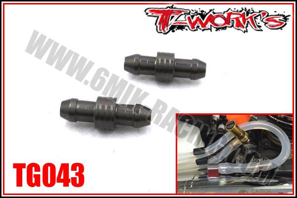 Extension de Durite en Alu T-WORK\'S  (2 Pcs)