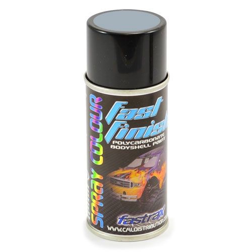 FAST269 -&nbsp;Fastrax Fast Finish Peinture en a&eacute;rosol SPA argent&eacute; 150ML pour lexan