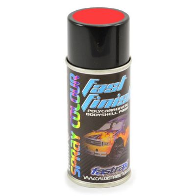 FAST273 -�Fastrax Fast Finish Peinture en a�rosol rouge fluo 150ML pour lexan