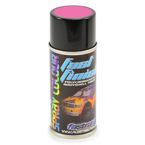 FAST275 -&nbsp;Fastrax Fast Finish Peinture en a&eacute;rosol rose fluo 150ML pour lexan