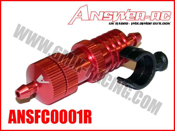 Filtre &agrave; Essence Gros Volume + Support en Alu \ Rouge\ 
