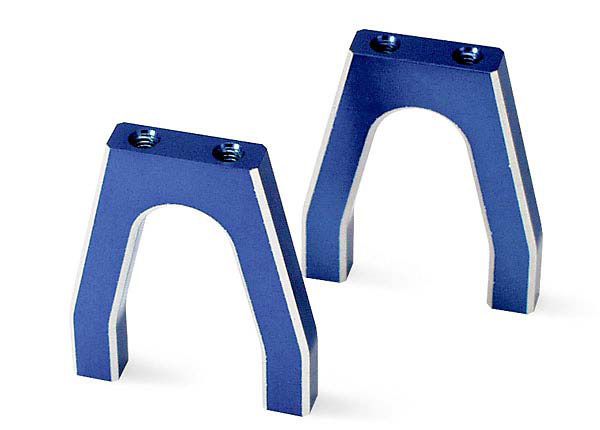 FIXATIONS DE SERVO GAZ/FREIN ALU ANODISE BLEU