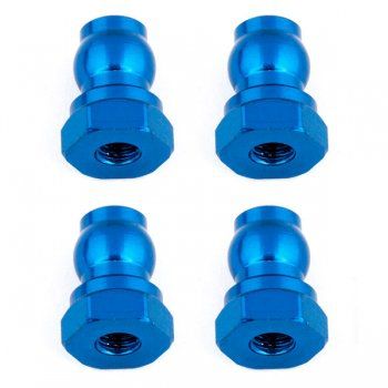 Fixations hautes amortisseurs 10mm bleus (4) B6.1 - AS91815 - Pi&egrave;ce d&eacute;tach&eacute;e Team Associated - 91815