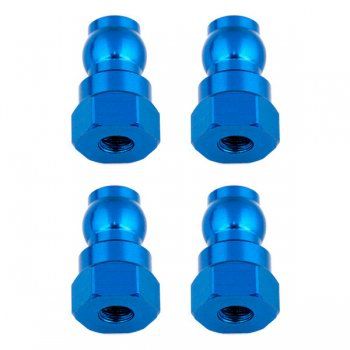 Fixations hautes d\'amortisseurs 12mm bleus (4) B6.1 - AS91816 - Pi&egrave;ce d&eacute;tach&eacute;e Team Associated - 91816