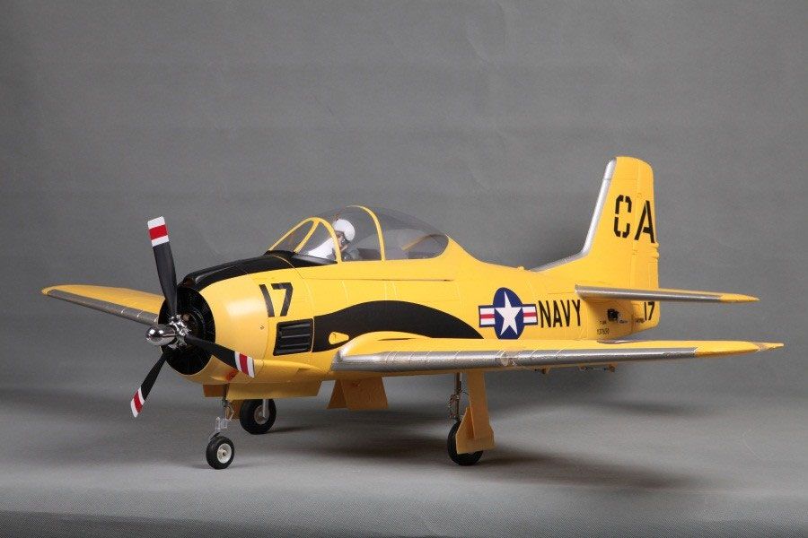 FMS 1400MM T-28D V4 TROJAN SUPERSCALE ARTF w/o TX/RX/BATT YELLOW
