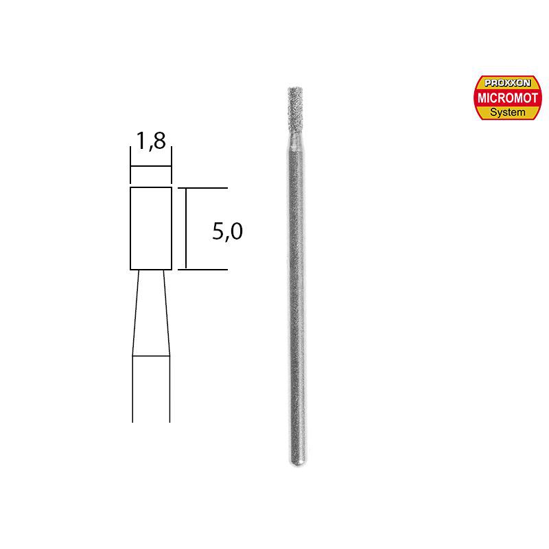 Fraise diamant&eacute;e cylindrique &laquo; PROXXON &raquo;  28140