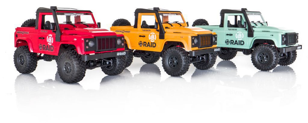 FTK-RAID2-GR - Crawler 1/12 Funtek 4x4 Raid version 2 vert