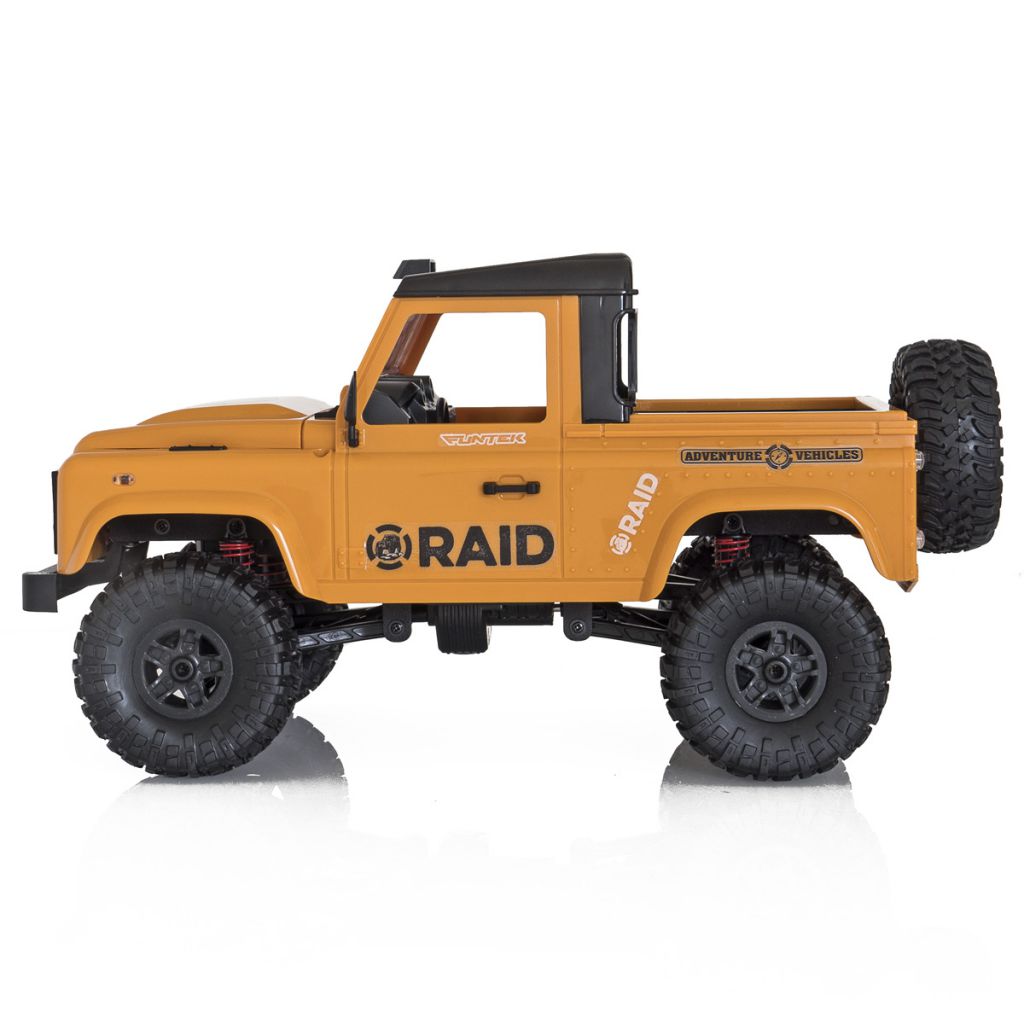FTK-RAID2-YE - Crawler 1/12 Funtek 4x4 Raid version 2 jaune