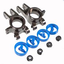 FUSEES ARRIERES ALU  - DEPORT 2.0mm + INSERTS - IFW414 - Pi&egrave;ce d&eacute;tach&eacute;e KYOSHO