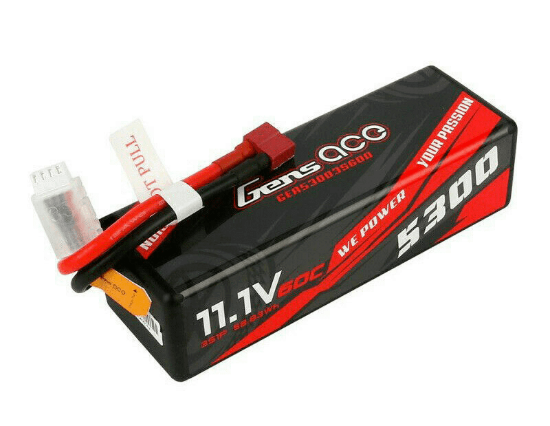 Gens Ace Akku Lipo 3S 11.1V-5300-60C GE3-5300-3D