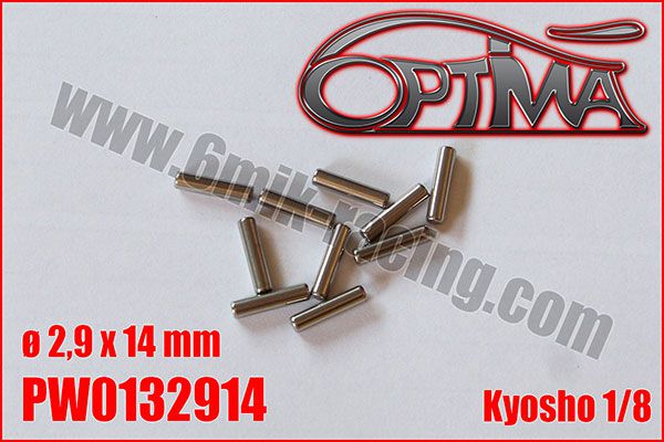 Goupilles de Cardans &oslash;2,9 x 14mm - KYOSHO (10pcs)
