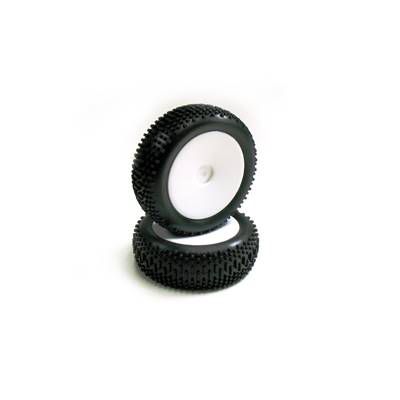 GT14B-WHITE STANDARD PRE-GLUED FRONT  TIRE