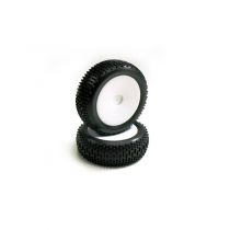GT14B-WHITE STANDARD PRE-GLUED FRONT  TIRE