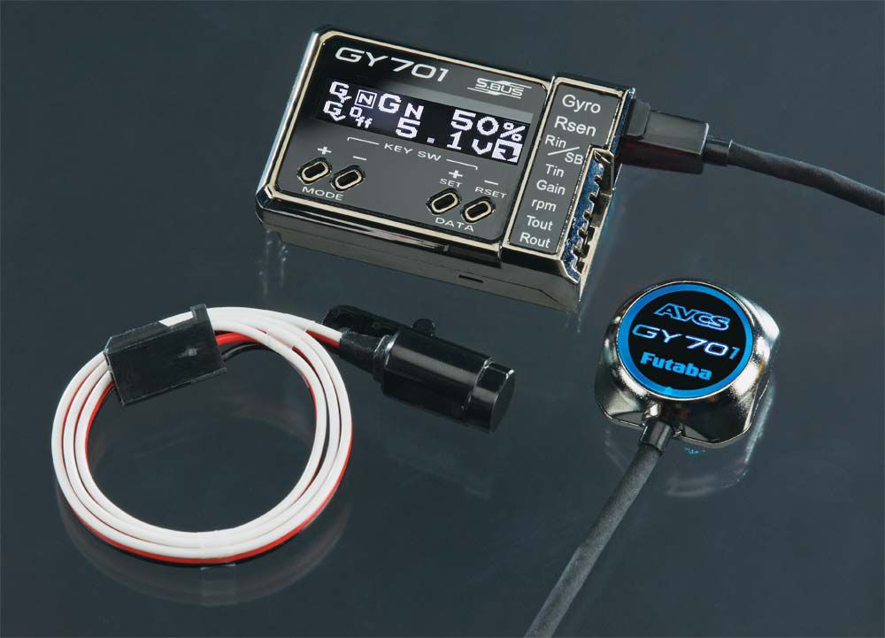 GYROSCOPE GY701 + GOVERNOR Futaba 01000957