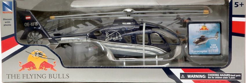 H&eacute;licopt&egrave;re AIRBUS EC135 1:43 - Red Bull - New Ray - 26153