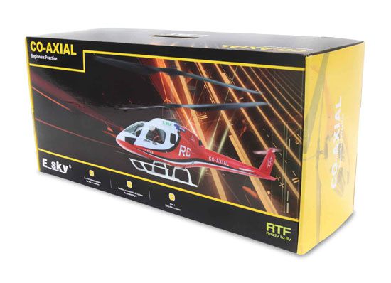 H&eacute;licopt&egrave;re CO-AXIAL RTF Rouge  - E-SKY - Z69003912R1