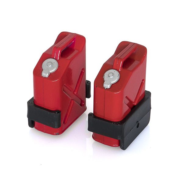 HOBBYTECH JERRICAN PLASTIQUE + SUPPORTS (2 pi&egrave;ces) HT-SU1801040