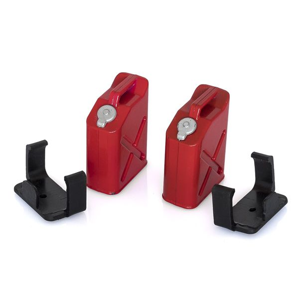 HOBBYTECH JERRICAN PLASTIQUE + SUPPORTS (2 pi&egrave;ces) HT-SU1801040