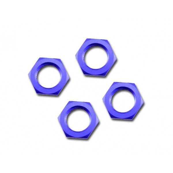 HT 510020B/G/M  ecrous de roues 1 / 8eme 17 mm anodises
