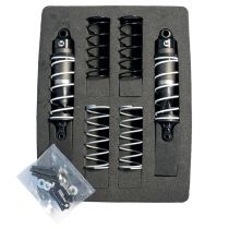 HT-570710 - Paire d\'amortisseur 1/10 Aluminium r&eacute;glable 85/13mm universel + 3 jeux ressorts (H/M/S)