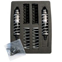 HT-570720 - Amortisseur Alu. r&eacute;glable 95/13mm universel + 3 jeux ressorts (H/M/S)