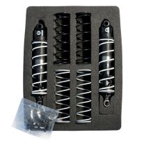 HT-570730 - Paire d\'amortisseur 1/10 Aluminium r&eacute;glable 105/13mm universel + 3 jeux ressorts (H/M/S)