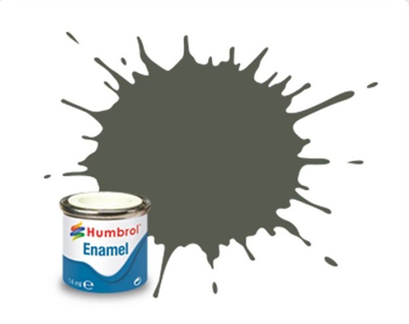 HUMBROL Enamel 241 Vert Noir RLM 70 - Schwartzgr&uuml;n Matt 14ml - HU241