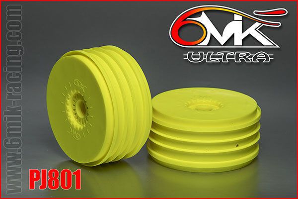 Jantes 1/8 &laquo;&nbsp;Ultra&nbsp;&raquo; Blanches (la paire) - PJ800 - Pi&egrave;ces et Options 6Mik