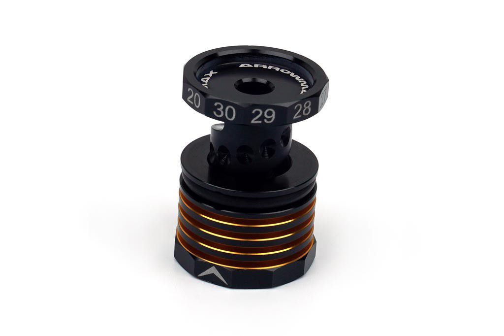 JAUGE DE HAUTEUR CYLINDRIQUE AJUSTABLE 20-30MM BLACK GOLDEN AM171095