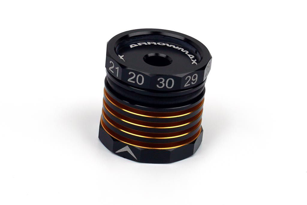 JAUGE DE HAUTEUR CYLINDRIQUE AJUSTABLE 20-30MM BLACK GOLDEN AM171095